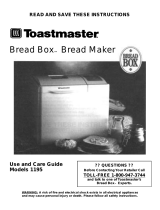 Toastmaster 1195 User manual