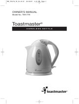 Toastmaster TEK17W User manual