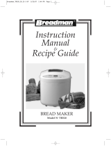 Breadman TR520 User manual