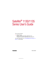 Toshiba 1130 Series User manual