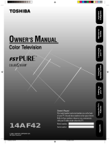 Toshiba 14AF42 User manual