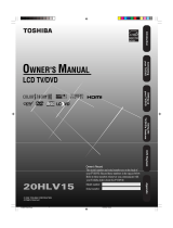 Toshiba 20HLV15 User manual