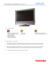 Toshiba 23HL85 User manual