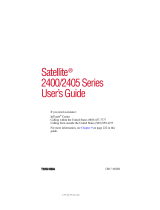 Toshiba 2400-S251 User manual