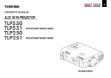 Toshiba TLP-551 User manual