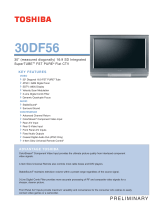 Toshiba 30DF56 User manual