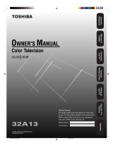 Toshiba 32A13 User manual