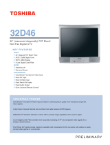 Toshiba 32D46 User manual
