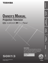 Toshiba 50H13 User manual
