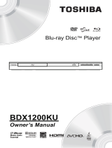 Toshiba BDX1200KU User manual