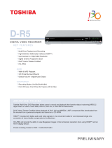 Toshiba D-R5 User manual