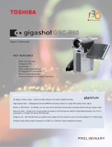 Toshiba GSC-R60 User manual