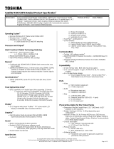 Toshiba M105-S3074 User manual