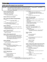 Toshiba P100-ST9012 User manual