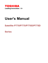 Toshiba P775 (PSBY3C-0FW00R) User manual