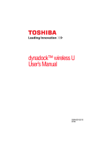 Toshiba dynadock pa3686u-1set User manual