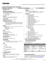 Toshiba C875D-S7120 User manual