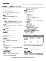 Toshiba PSKNSU004002 User manual