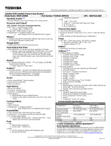 Toshiba PSMD8U-023013 User manual