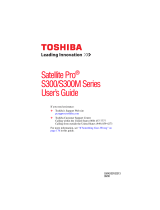 Toshiba S300M-EZ2401 User manual