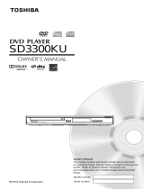 Toshiba SD3300 User manual