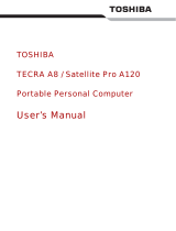 Toshiba A8 (PTA83C-KFT01F) User manual