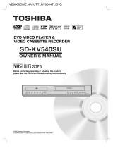 Toshiba SD-KV540-S-TU User manual