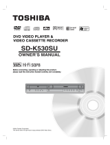 Toshiba SD-K530SU User manual