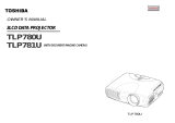 Toshiba TLP-781 User manual