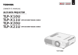 Toshiba TLP-X20U User manual