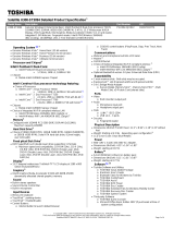 Toshiba U300-ST3094 User manual