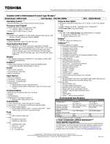 Toshiba U305-S7449 User manual