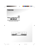 Toshiba W412 User manual