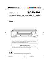 Toshiba W525 User manual