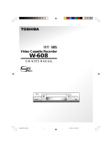 Toshiba W608 User manual
