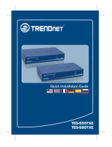 Trendnet Gigabyte Ethernet Switch with External Power Supply User manual