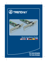 Trendnet TE100-PCIWA Quick Installation Guide