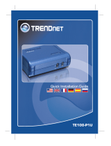 Trendnet TE100-P1Uv2 User manual