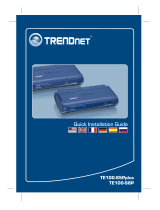 Trendnet TE100-S8P User manual
