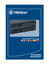 Trendnet TE100-S810FI User manual