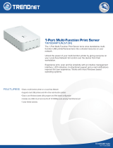 Trendnet 1-Port Multi-Function Printer Server User manual