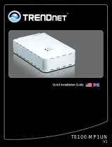 Trendnet TE100-MP1UN V1 User manual