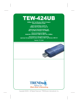Trendnet TEW-424UB User manual