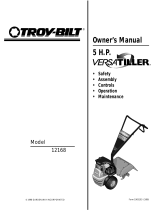 Troy-Bilt 12168 User manual