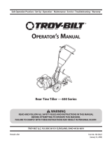 Troy-Bilt 650 Series User manual