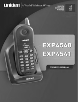 Uniden EXP4541 User manual