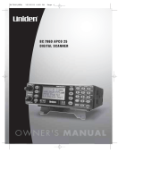 Uniden BC796D APC0 25 User manual