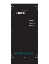 Uniden BC92XLT User manual
