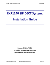 Uniden EXP1240 User manual