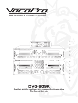 VocoPro DVG-909K User manual